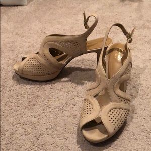 Nude sandals